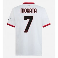 Maglie da calcio AC Milan Alvaro Morata #7 Seconda Maglia 2024-25 Manica Corta